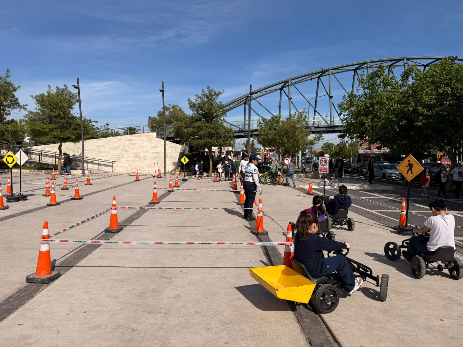 La Policía de San Juan, acercó la educación vial a 250 chicos con una jornada recreativa