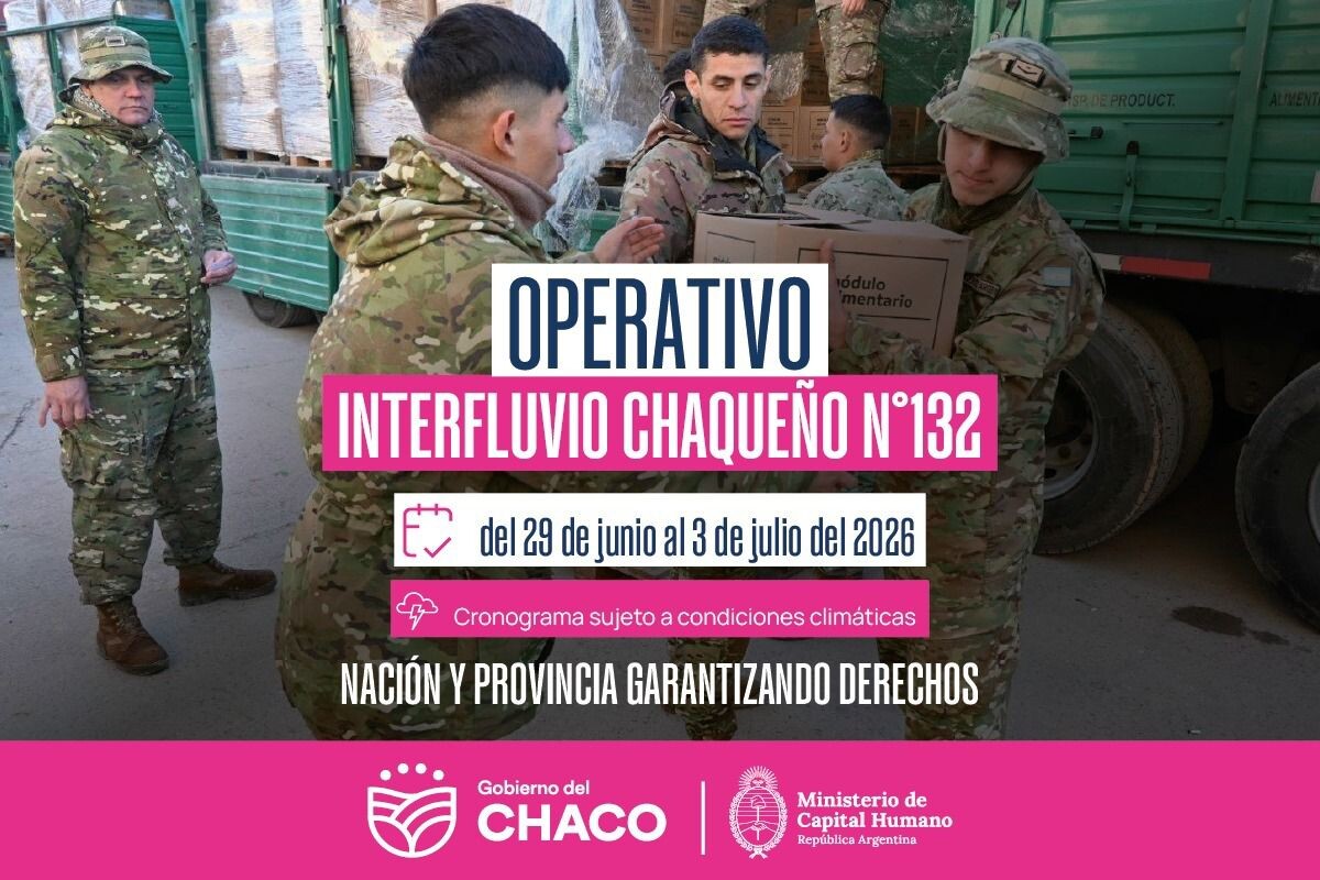 DEL 29 DE JUNIO AL 3 DE JULIO: NUEVO OPERATIVO INTERFLUVIO PARA COMUNIDADES DE EL IMPENETRABLE