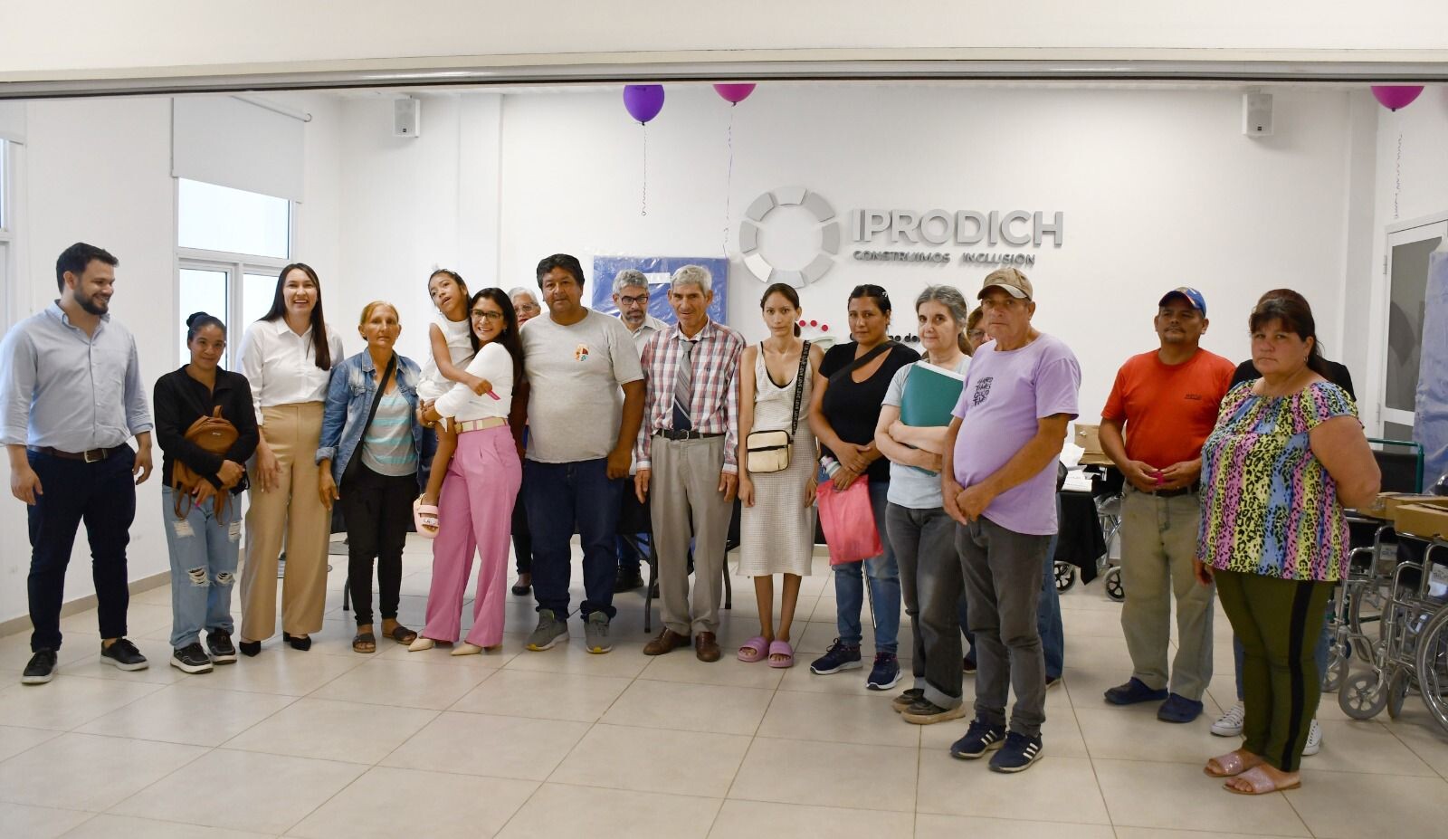 IPRODICH ENTREGÓ AYUDAS TÉCNICAS Y MEJORA LA CALIDAD DE VIDA DE 30 FAMILIAS