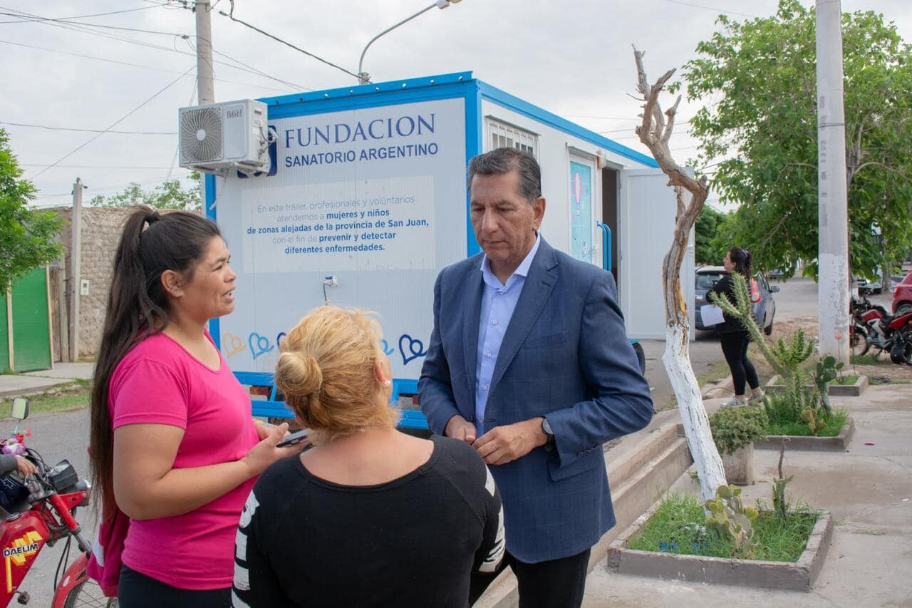El Municipio de Pocito llevó a cabo un Operativo de Abordaje Comunitario en la Unión Vecinal de la Villa Nacusi.