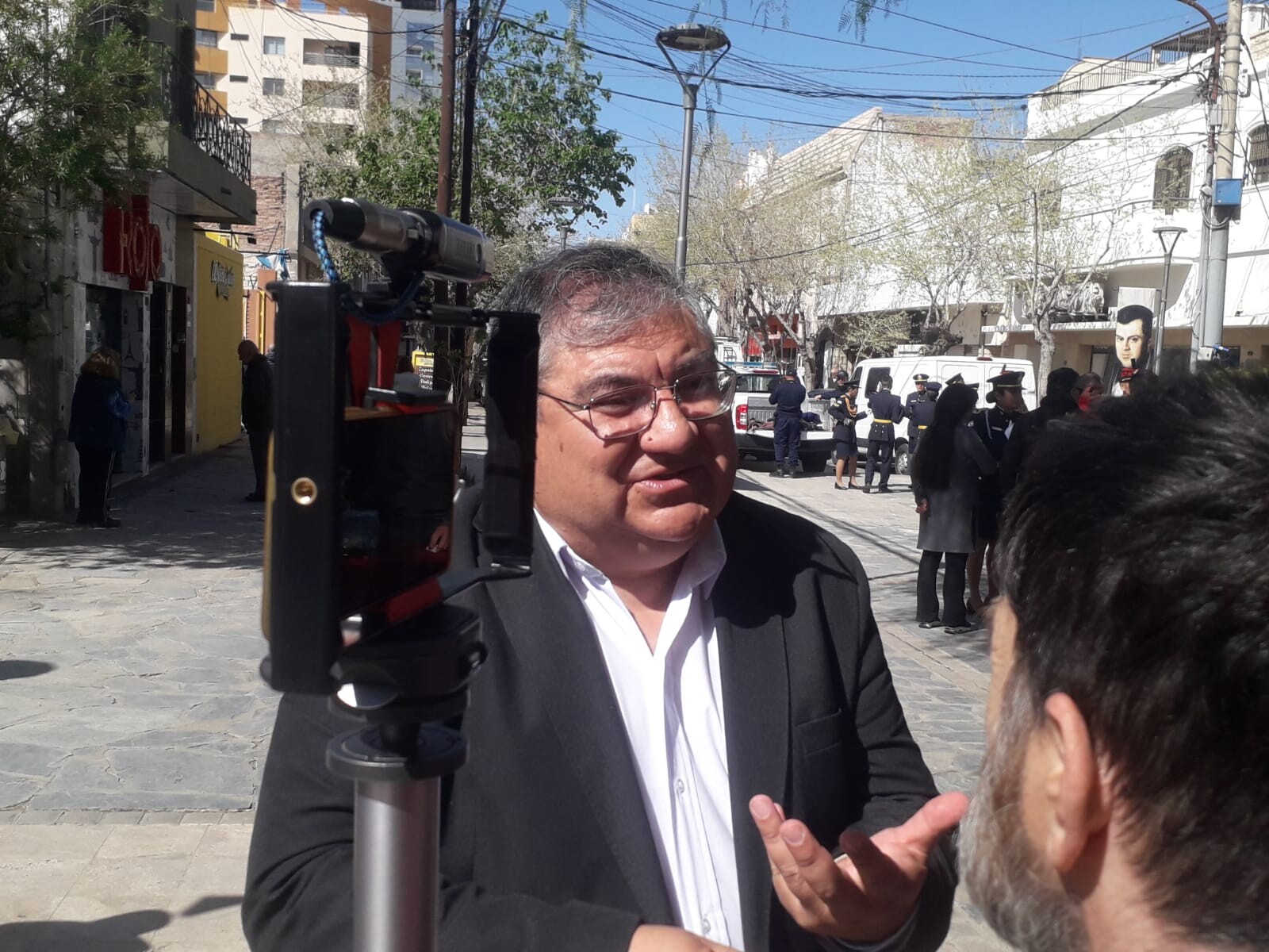 El intendente David Domínguez recorrió las obras de La Usina Ullum , Paseo de los Enamorados y el Portal de Ingreso de Villa Ibañez.