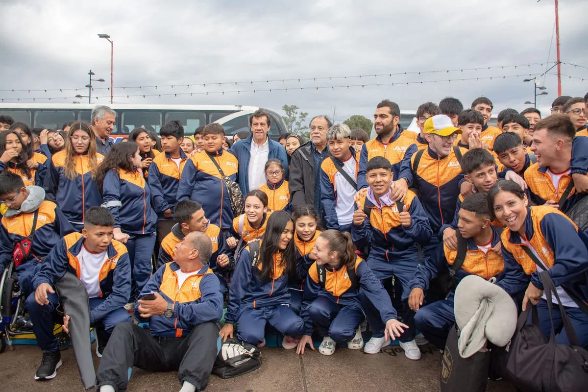 Sadir despidió a los embajadores jujeños en los Juegos Nacionales Evita