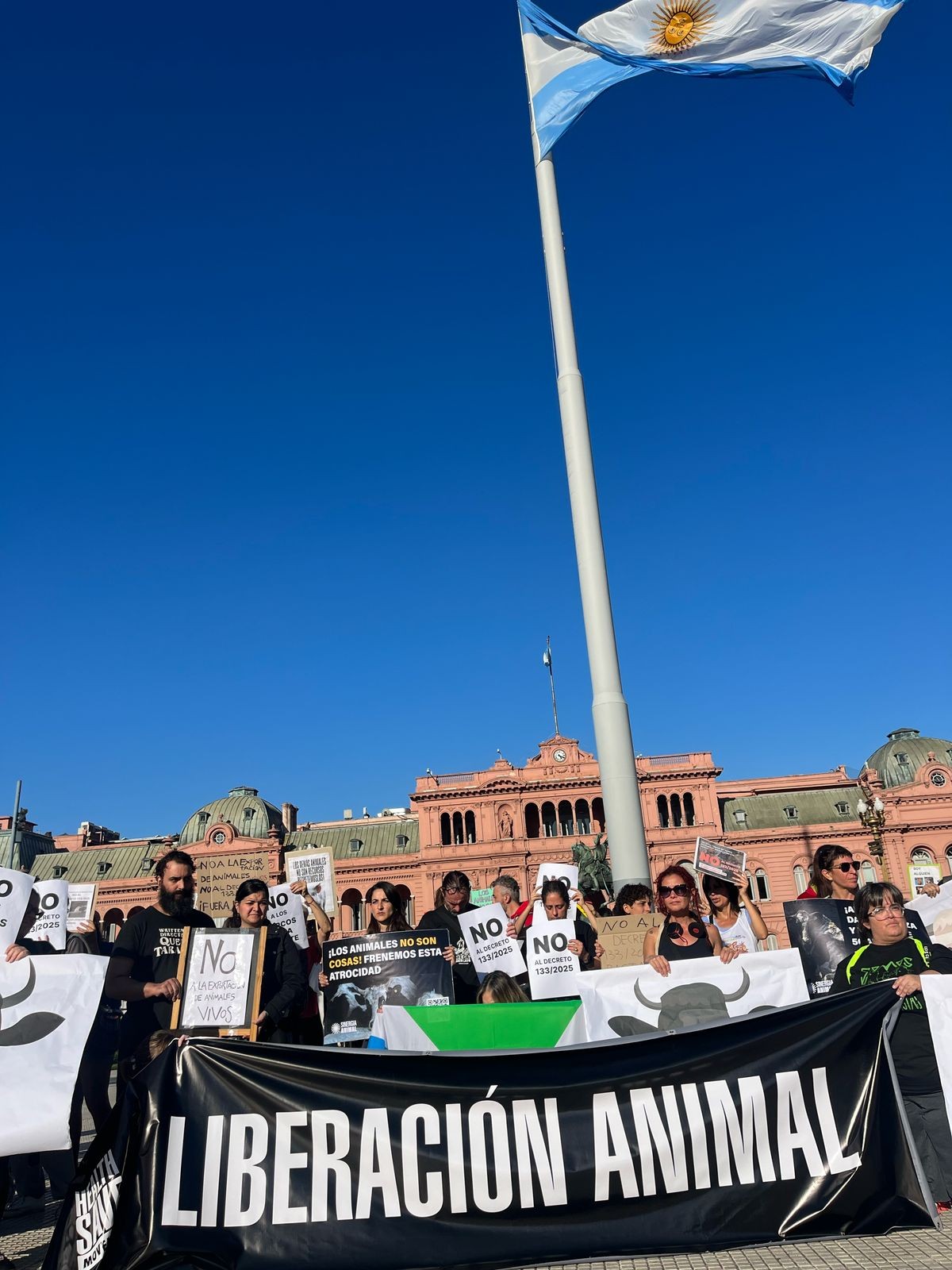 ¡NO AL DECRETO 133! En Vivo desde Plaza de Mayo