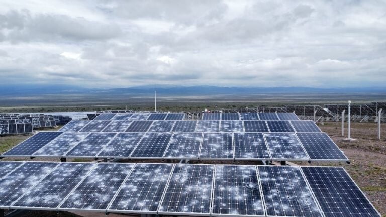 Desde el EPSE informaron que la violencia del impacto de la ultima granizada trizó las celdas de los paneles de parques solares.