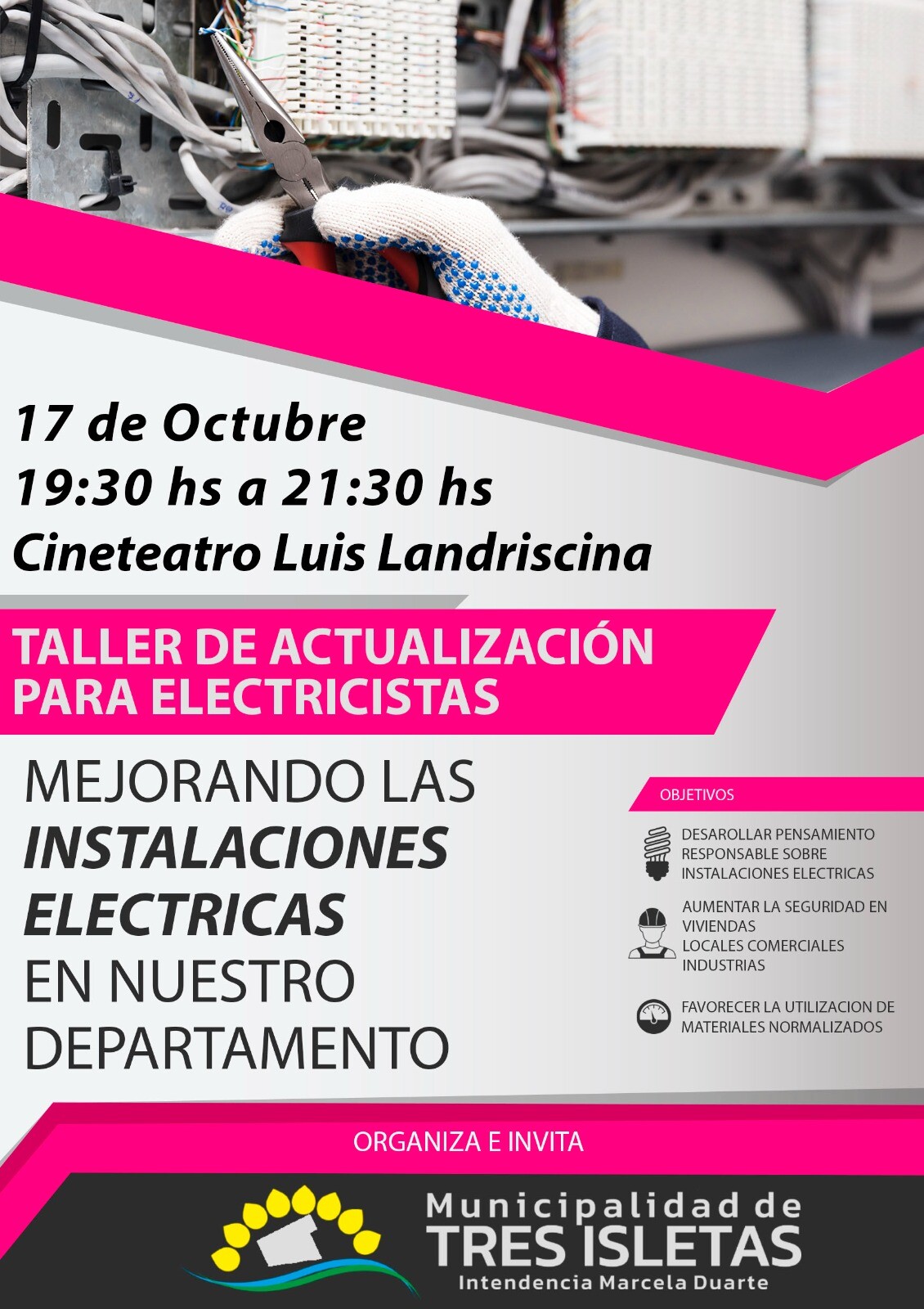 TRES ISLETAS: TALLER DE ACTUALIZACIÓN PARA ELECTRICISTAS⚡
