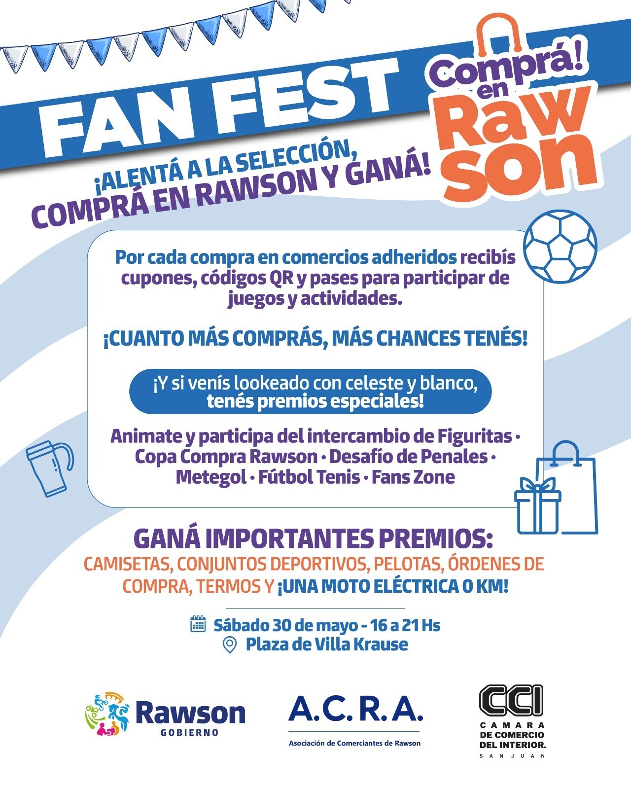 “Fan Fest” de Comprá en Rawson