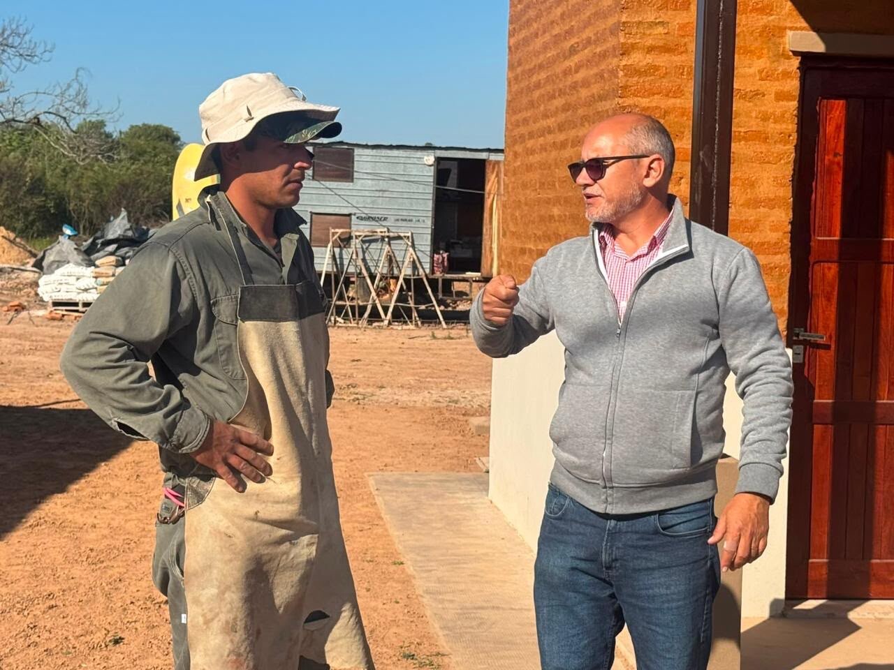 BERECOECHEA SUPERVISÓ EL AVANCE DE VIVIENDAS DEL PROGRAMA ÑACHEC EN GENERAL SAN MARTÍN