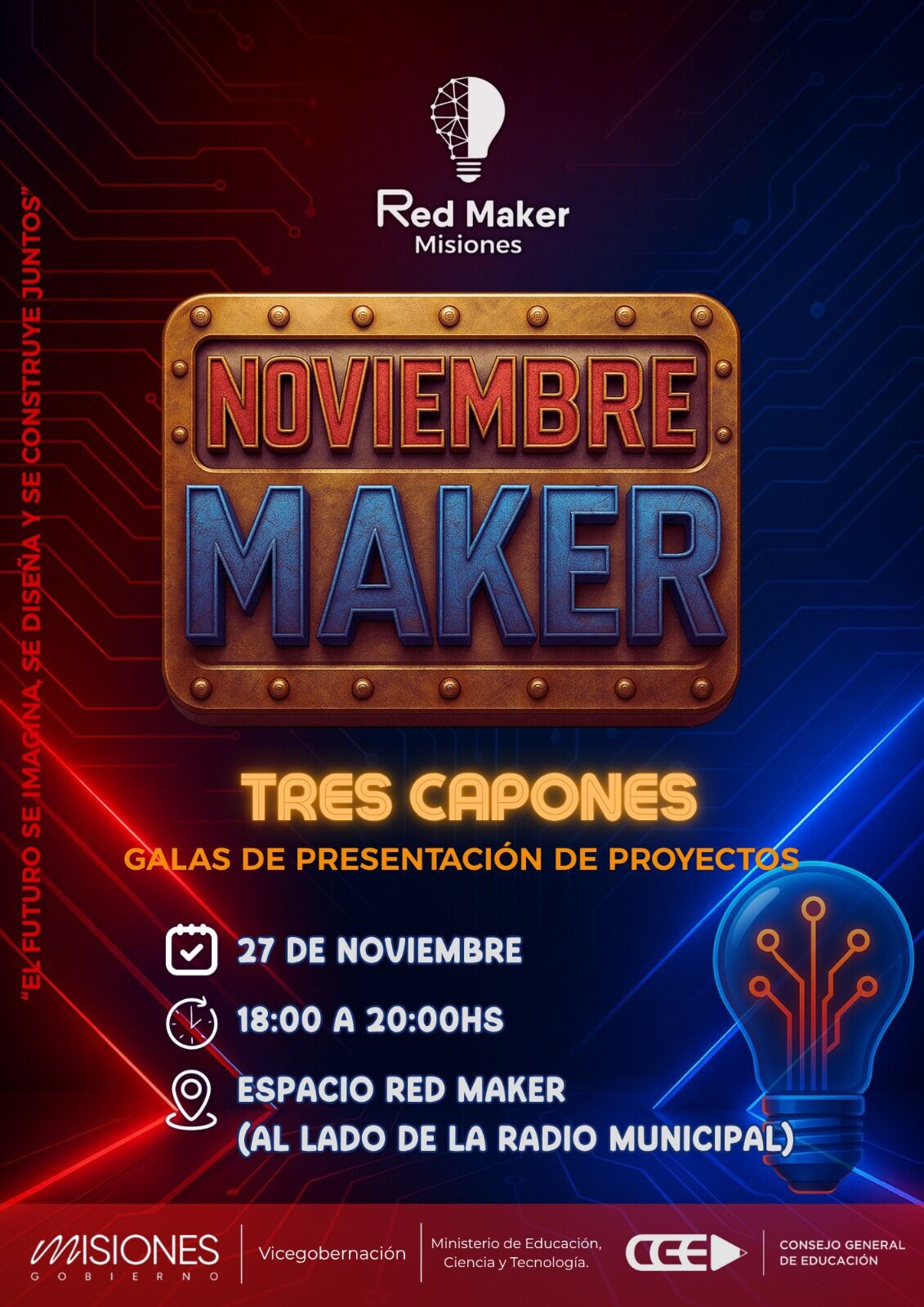 Tres Capones se prepara para vivir su gala de innovación con “Noviembre Maker”