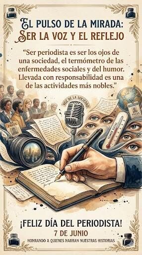 feliz dia del periodista.jpg El pulso de la mirada: Ser la voz y el reflejo. Feliz dia Periodistas y Comunicadores!