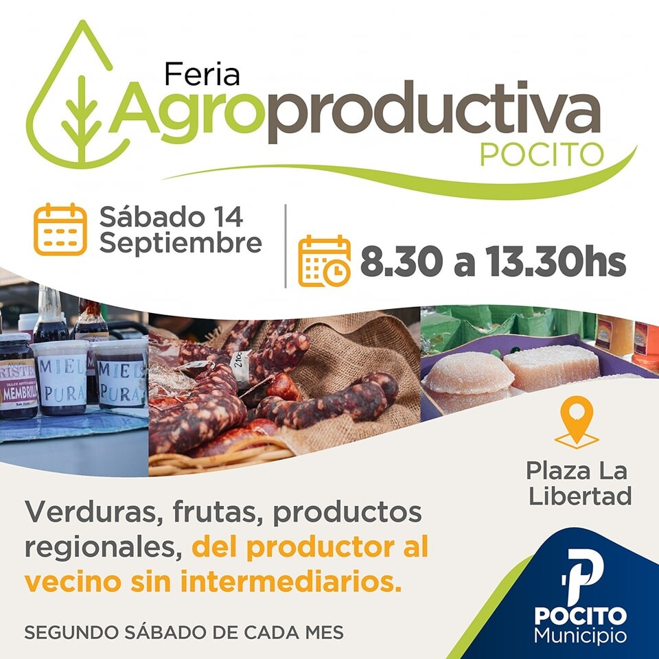 Una nueva edición de la Feria Agroproductiva de Pocito se realiza este fin de semana.