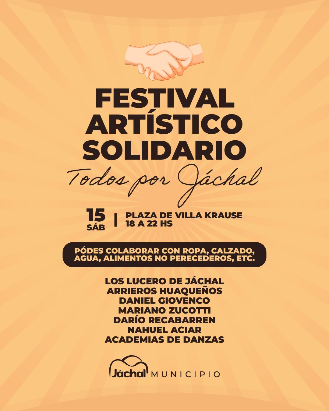 JÁCHAL: «Festival Artístico Solidario»