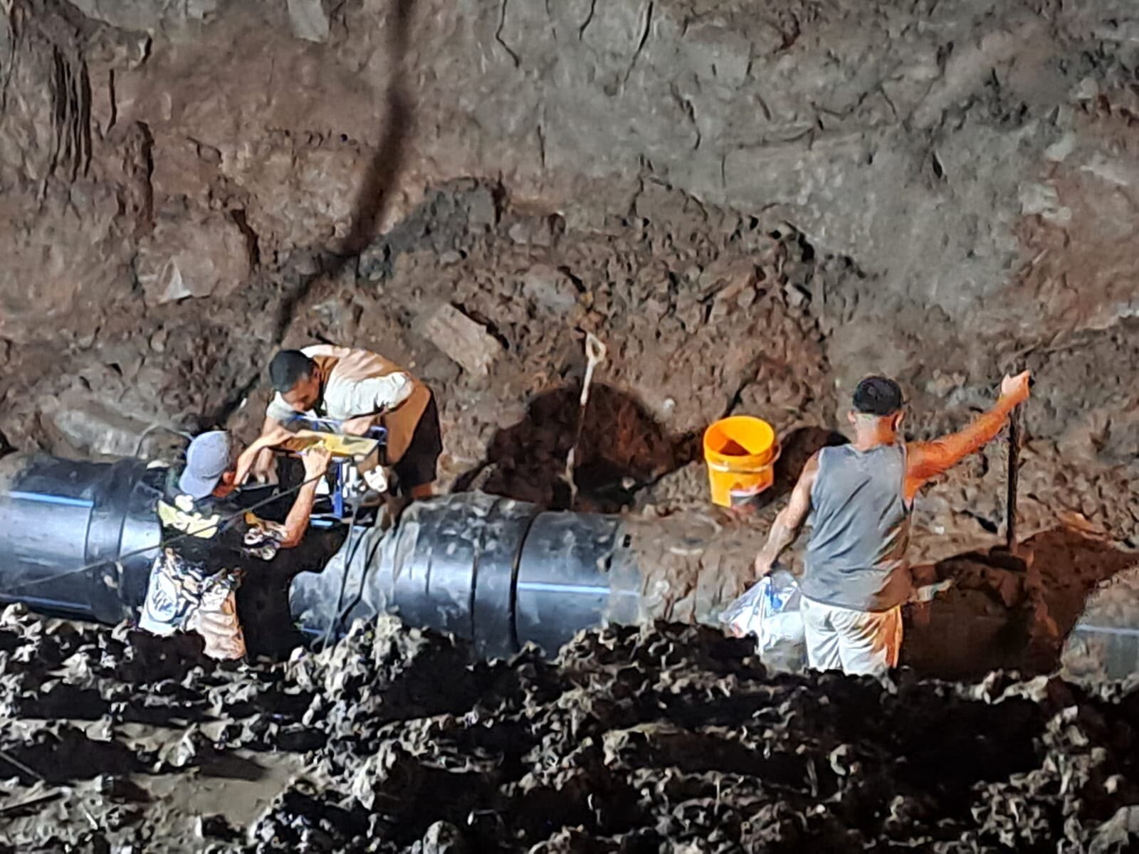 REPARACIÓN FINALIZADA: TRAS DOS DÍAS DE TRABAJO, SAMEEP RESTABLECIÓ EL SERVICIO EN PUERTO LAVALLE