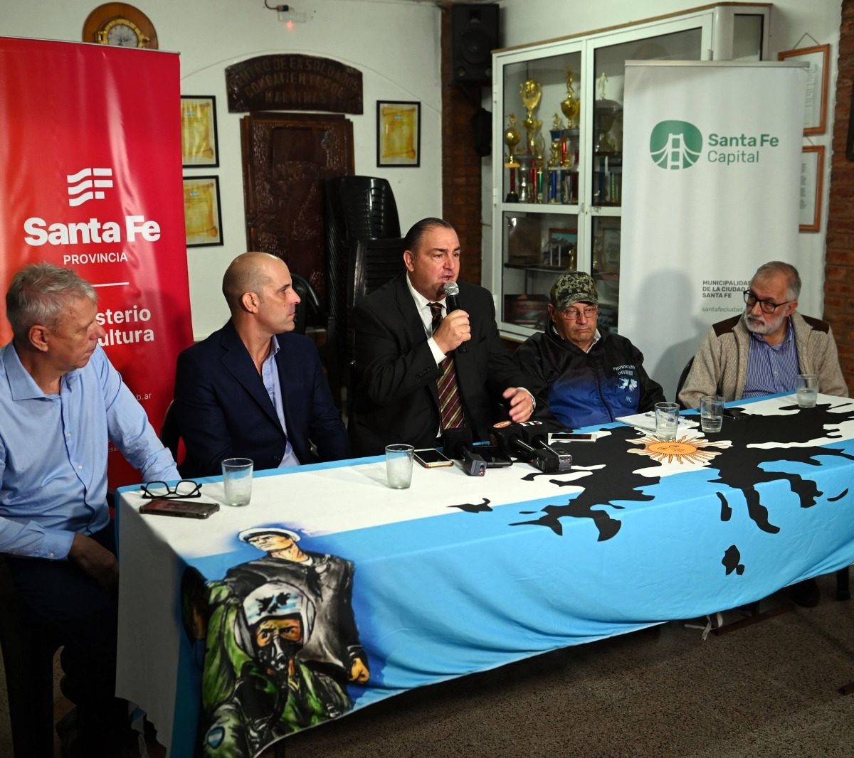 Poletti acompañó la presentación del 14º Festival Solidario por la Soberanía