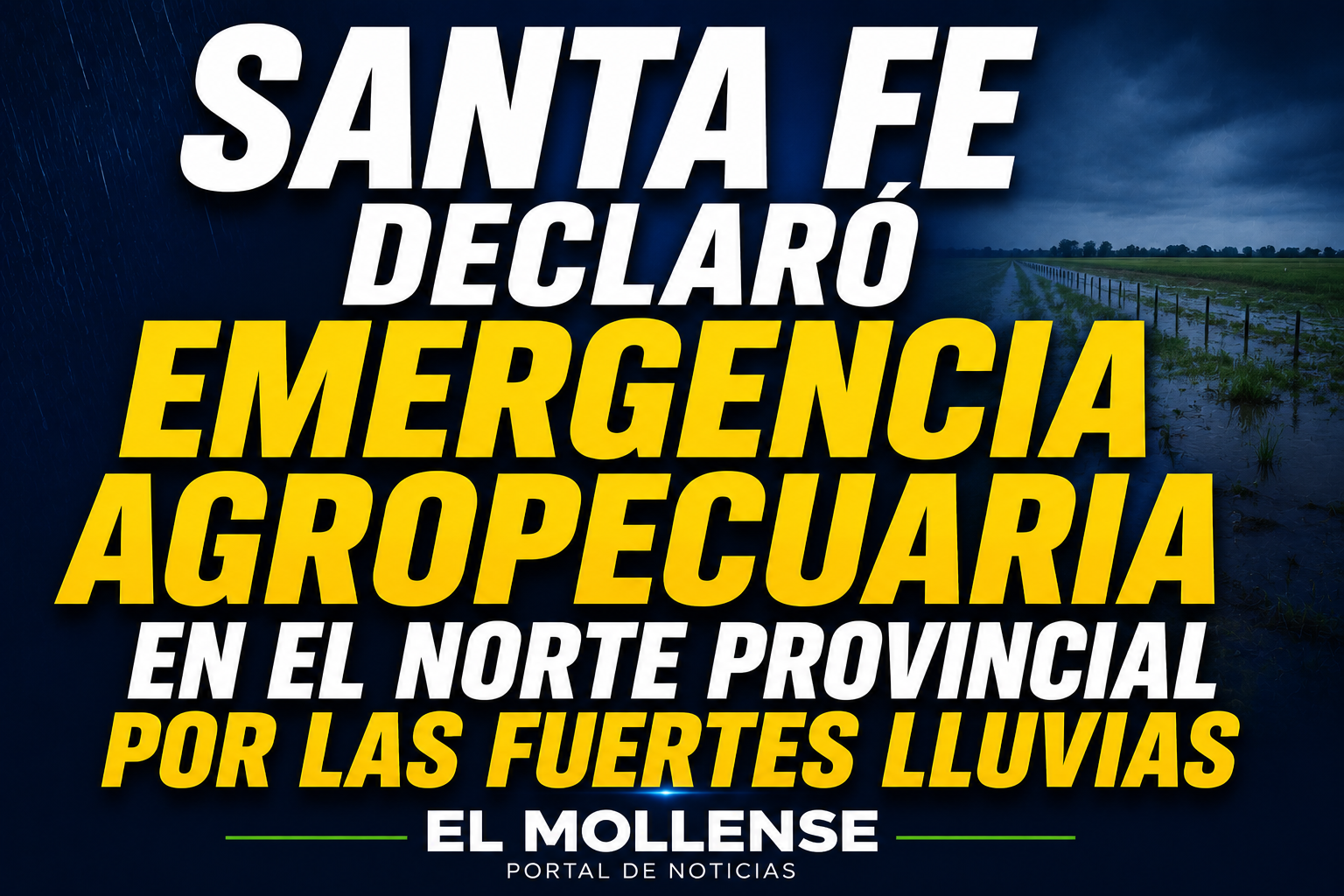 file_00000000593c71fb83f91cf468561bdf.png 🌧️ Santa Fe declaró la emergencia agropecuaria tras las fuertes lluvias en el norte provincial