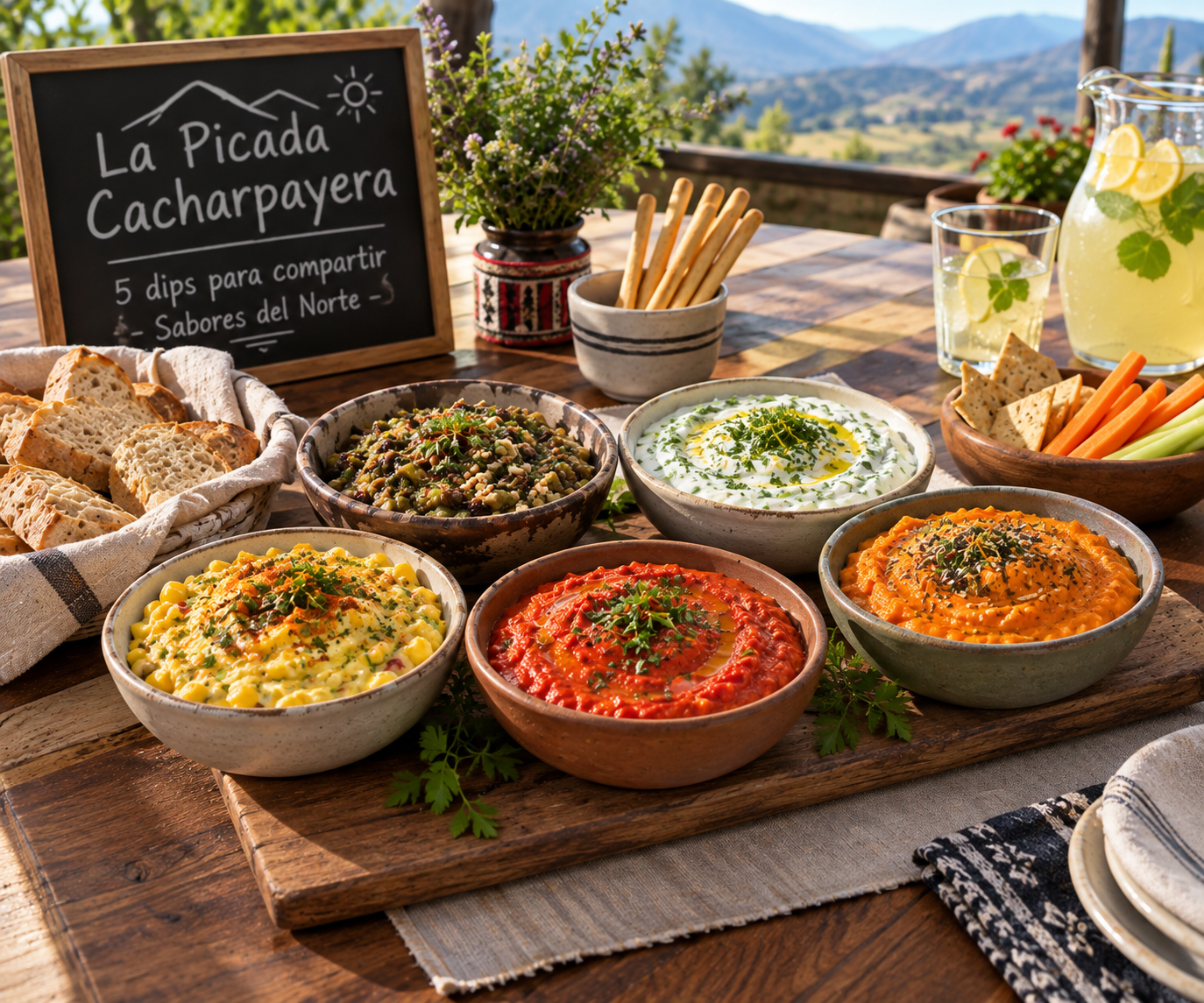 Recetas Cacharpayeras primaverales: te enseñamos 5 recetas de «dips» bien norteños para tus picadas