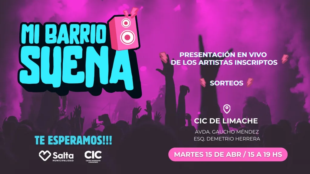 flyer-mi-barrio-suena-cic-limache-1024x576.webp “Mi Barrio Suena” continúa este martes en el CIC de Limache con nuevos participantes