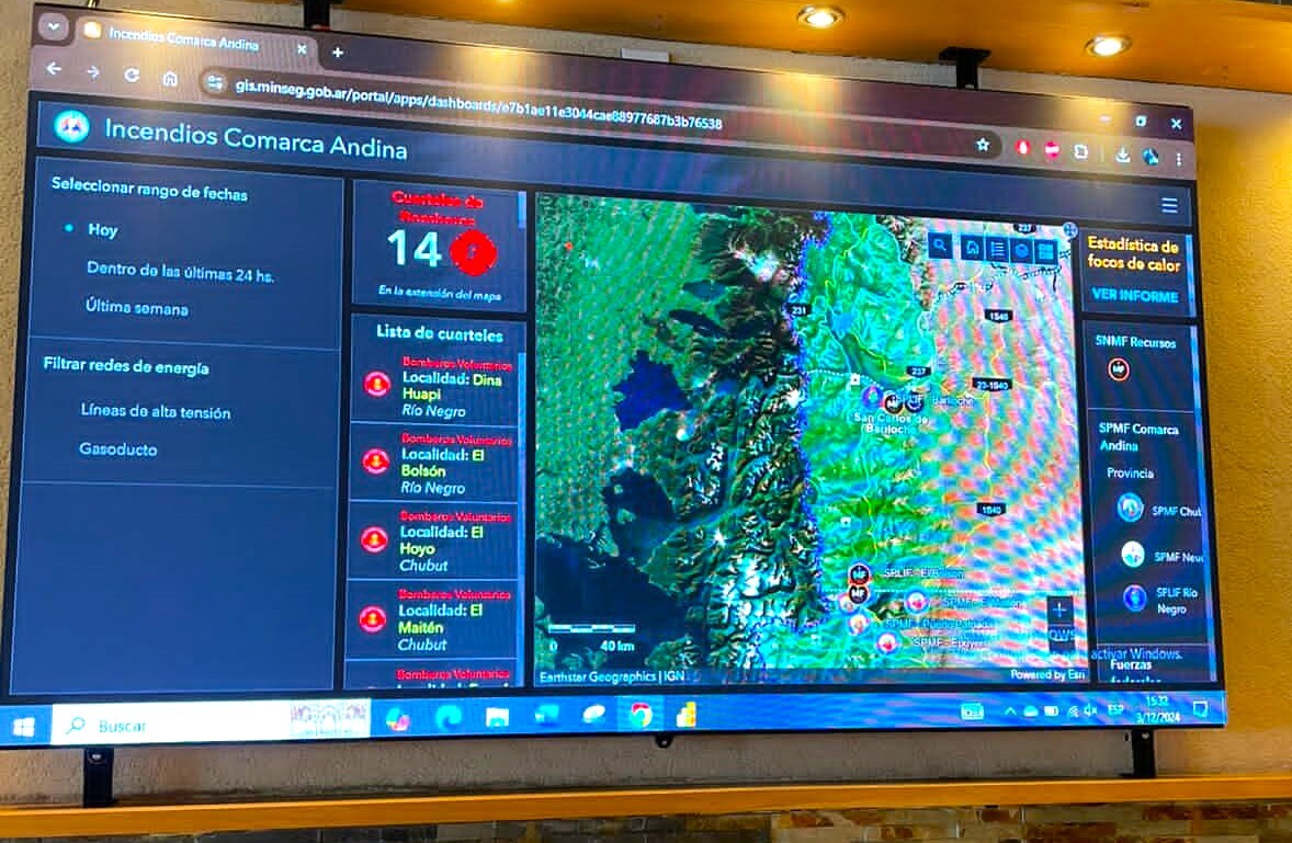 El Gobierno del Chubut participó de reunión patagónica para enfrentar incendios forestales