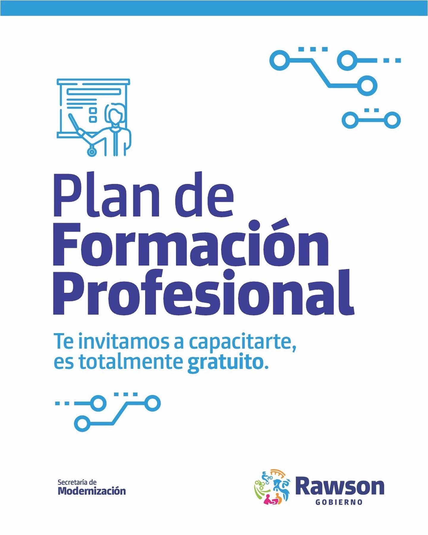 El municipio de la Ciudad de Rawson presenta nuevos Cursos de Formación Profesional