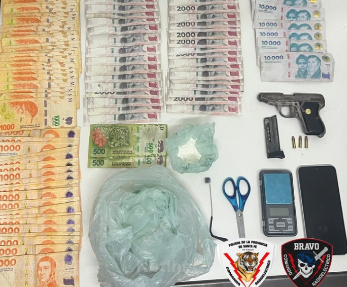 Persecución y cuatro detenidos en Granadero Baigorria
