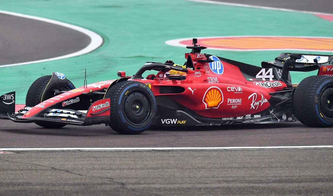 Ante una multitud, Hamilton dio sus primeras vueltas en Fiorano