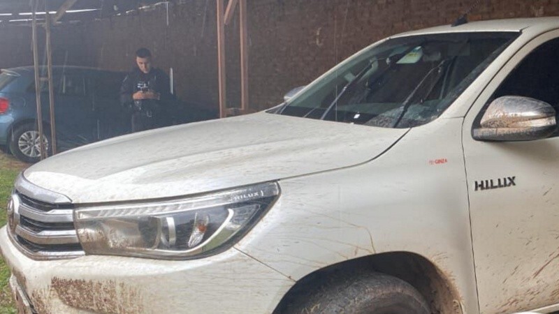 Encontraron la camioneta robada en Serodino