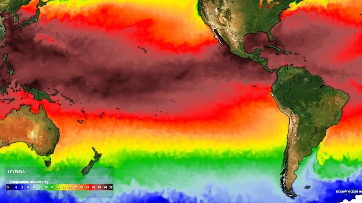 image - 2026-08-04T170248.671.png El Niño podría alcanzar una intensidad excepcional: Océanos con temperaturas récord