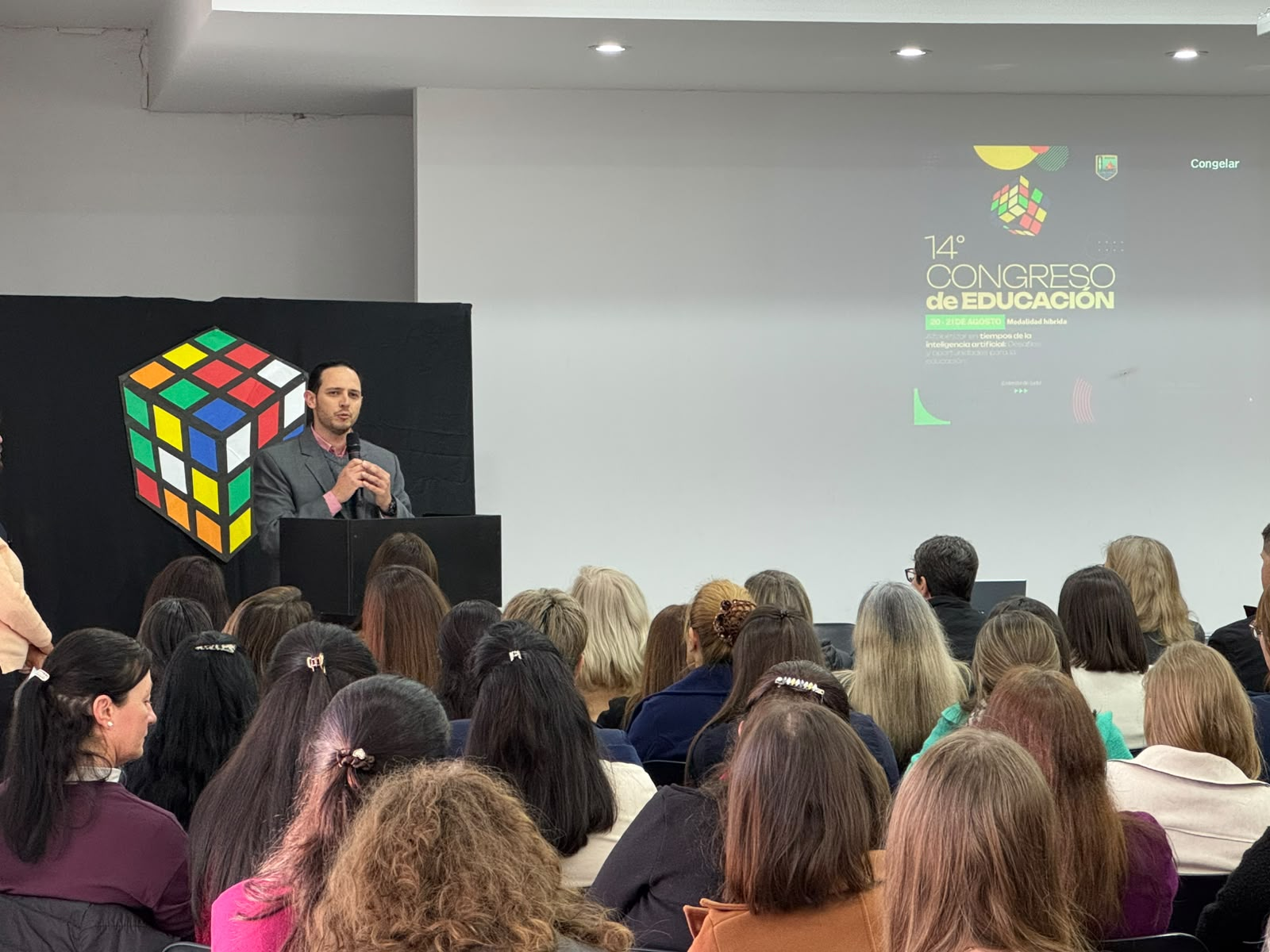 El intendente Cristian Marega Acompañó La Apertura del 14.º Congreso de Educación