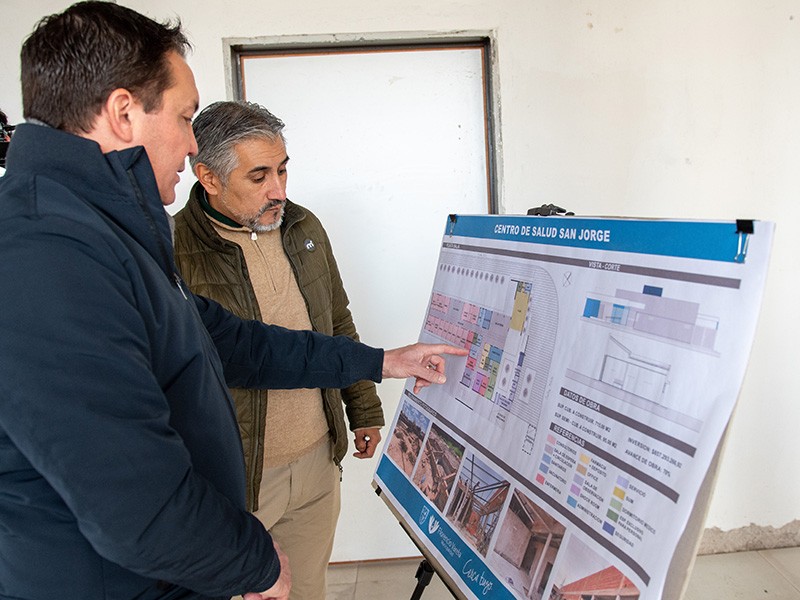 Florencio Varela: Avance del 70% en la construcción del Centro de Atención Primaria de la Salud en San Jorge