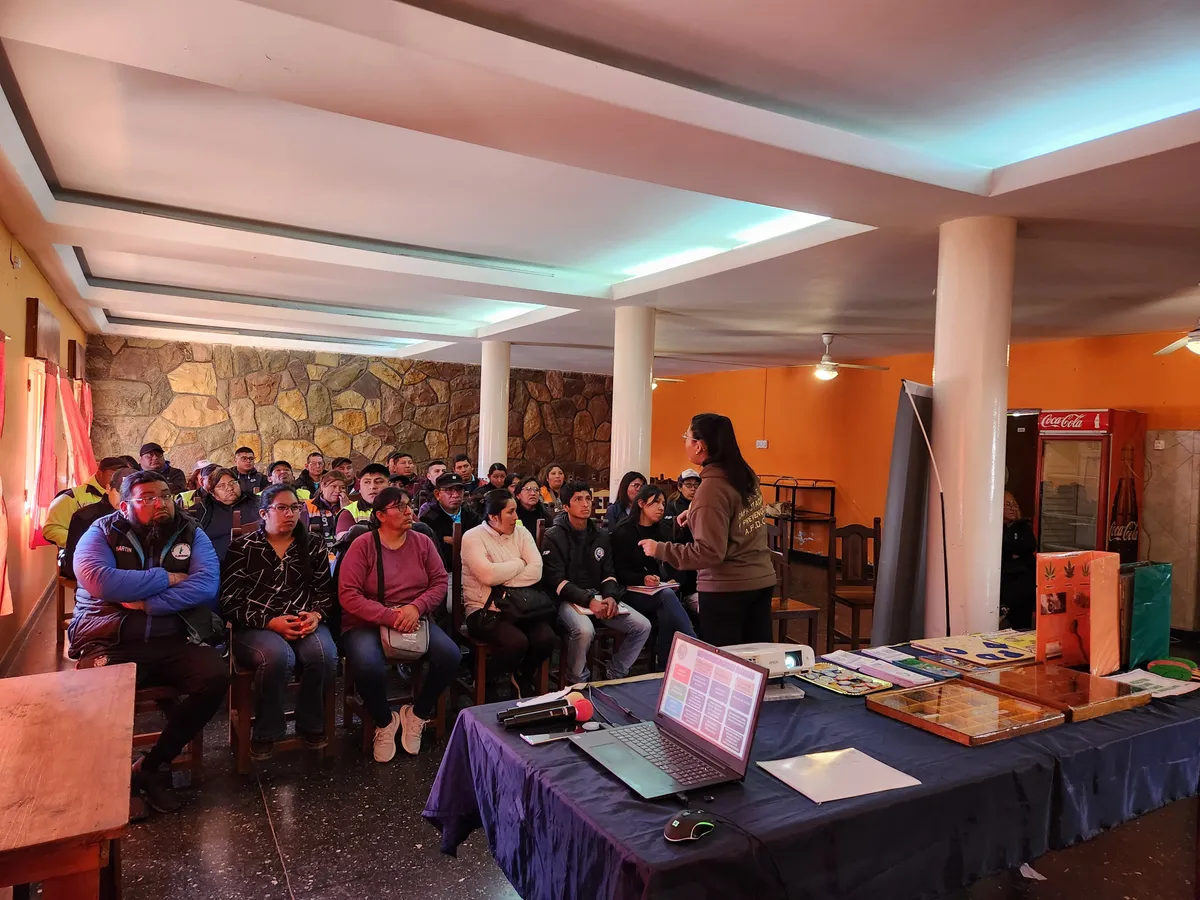 Capacitación sobre consumo problemático de sustancias en Tilcara
