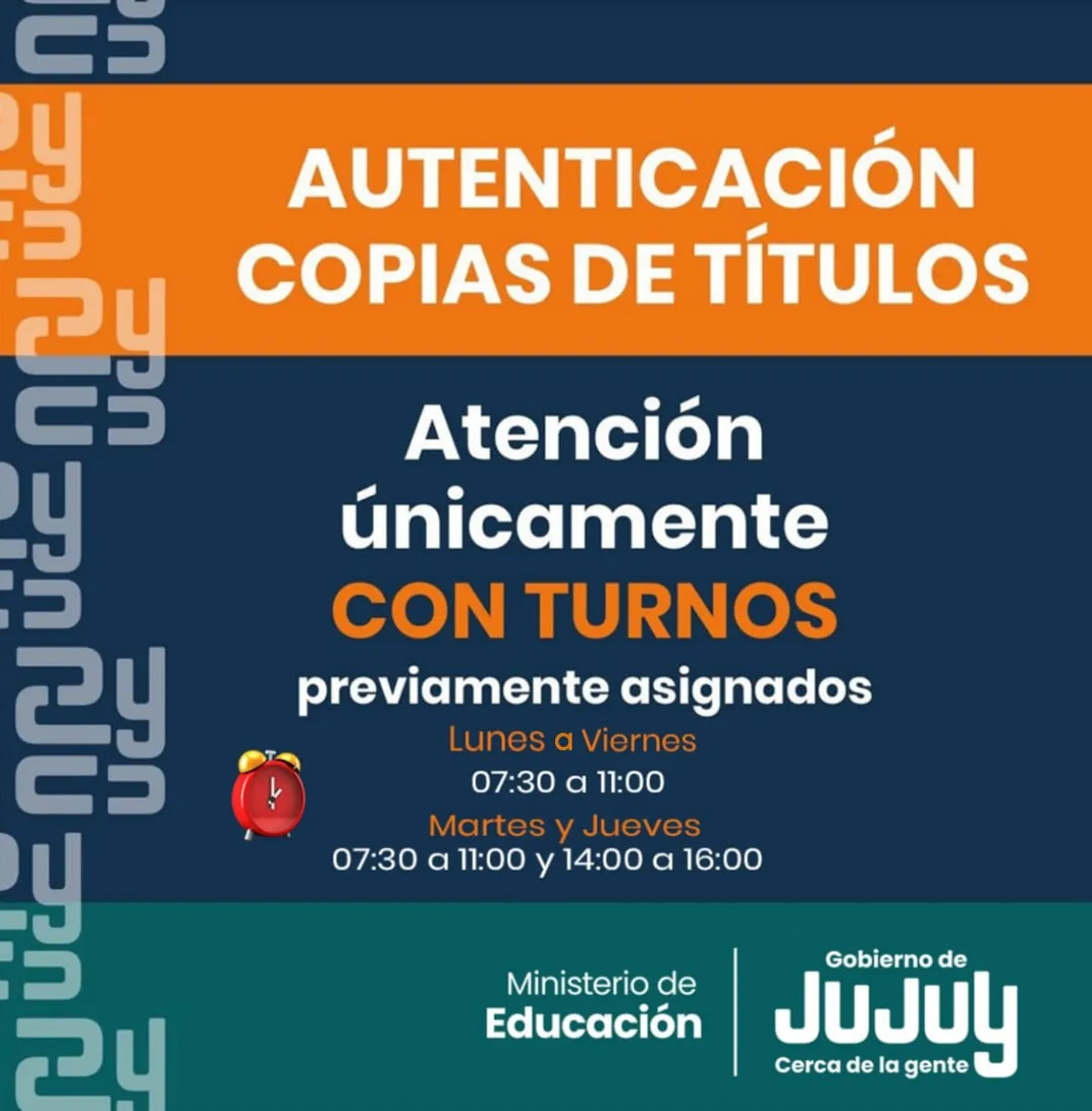 Desde abril se ampliará el horario de atención para autenticación de copias de títulos