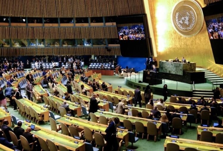 imagen_71853.jpg Duro gesto: Netanyahu habló ante una Asamblea vaciada y la delegación argentina se quedó por orden de Milei