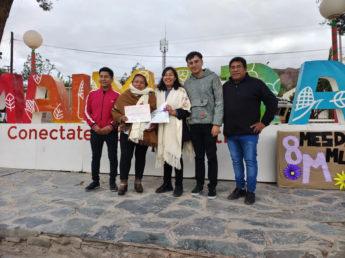 Reconocimiento a mujeres destacadas en Maimará en el acto por el 8M
