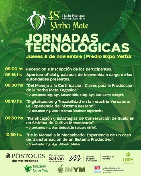 Apóstoles se prepara para las Jornadas Tecnológicas de la 48° Fiesta Nacional de la Yerba Mate