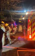 Un incendio se desató en una vivienda del barrio Las Ensenadas en Unquillo el 19 de mayo