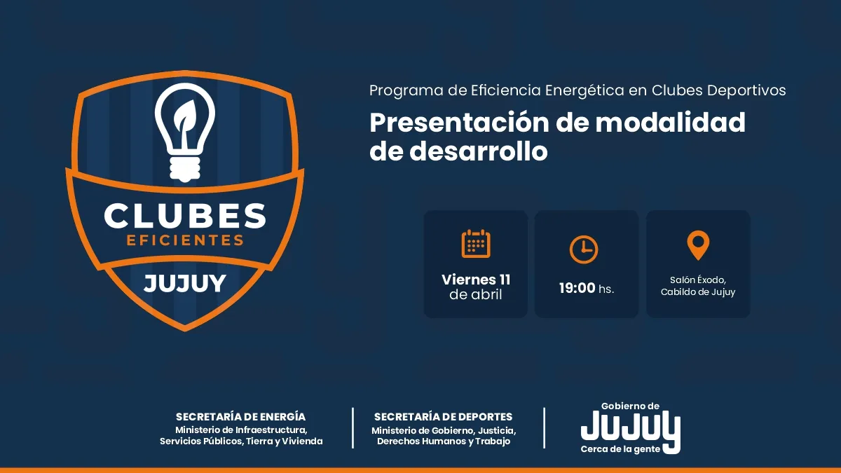 Clubes Eficientes: presentarán la modalidad del programa para la eficiencia energética en clubes deportivos