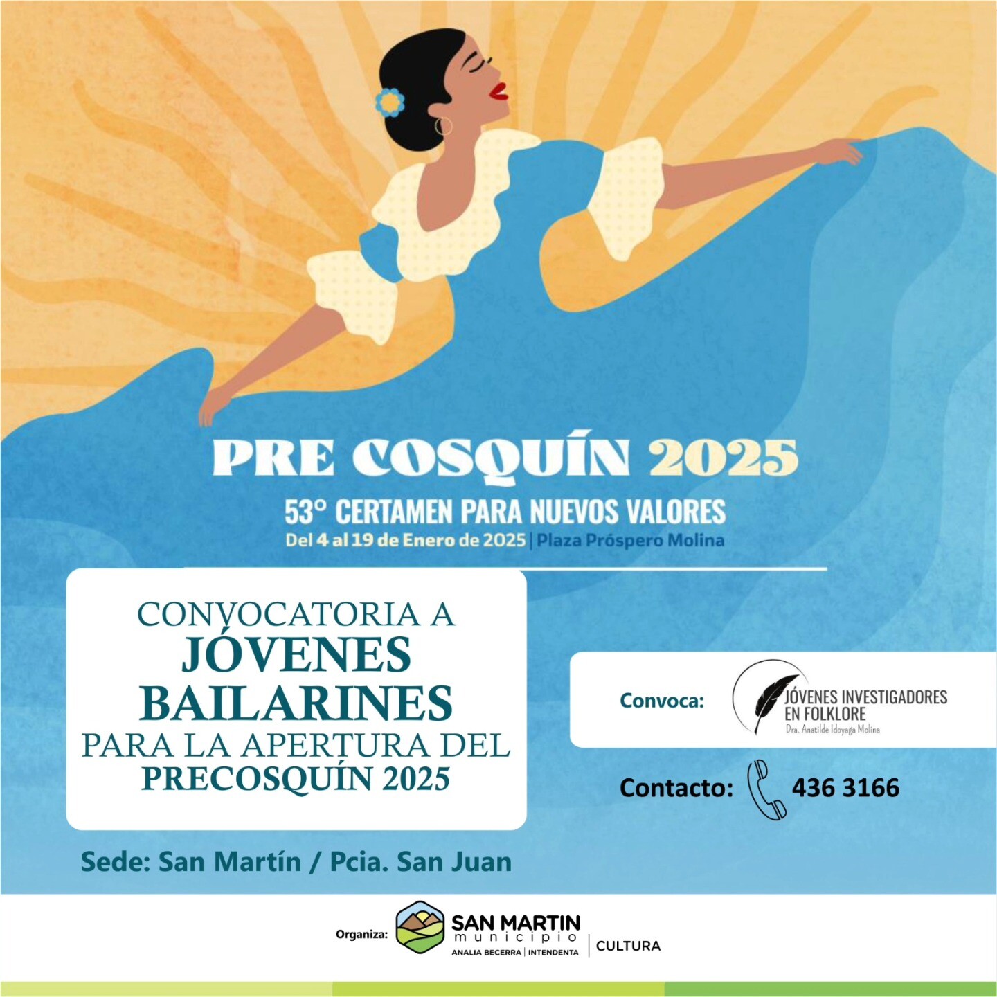 San Juan se prepara para el Pre-Cosquín 2025 y jóvenes bailarines de toda la provincia tienen una nueva oportunidad de brillar en el escenario nacional.