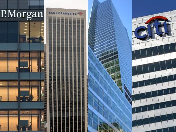 jp-morgan-bank-of-america-goldman-sachs-citigroup.webp Aseguran que cuatro bancos asistirían a Javier Milei con otros 20 mil millones de dólares