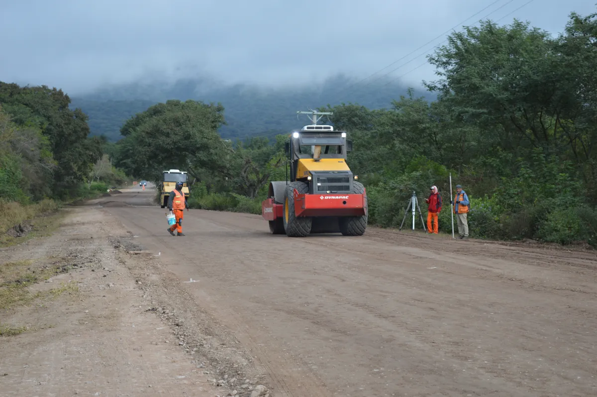Jujuy Construye: obras de repavimentación de la RP 62
