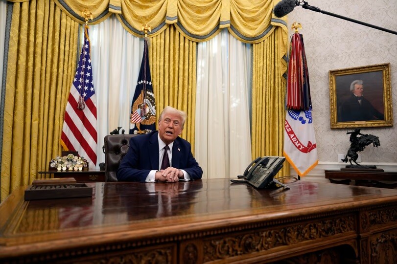 k.jpg Trump frenó el ataque a Irán y acordó una tregua de quince días por el estrecho de Ormuz