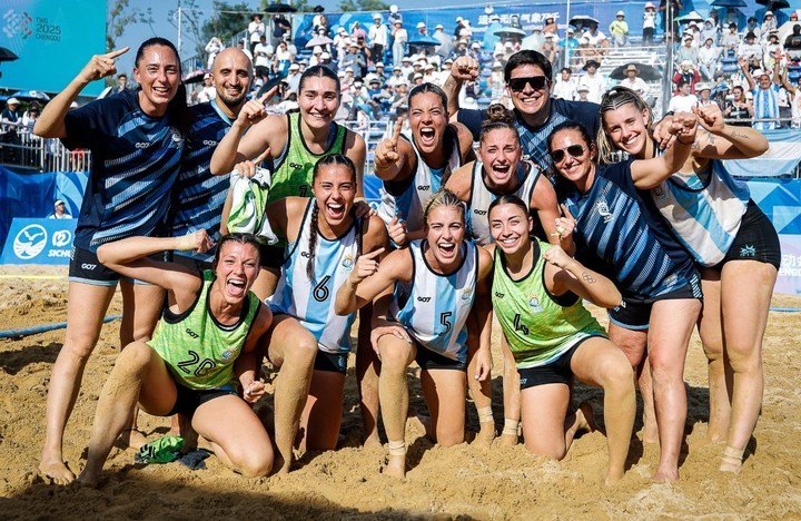 Beach Handball: las Kamikazes ganaron los Juegos Mundiales en China