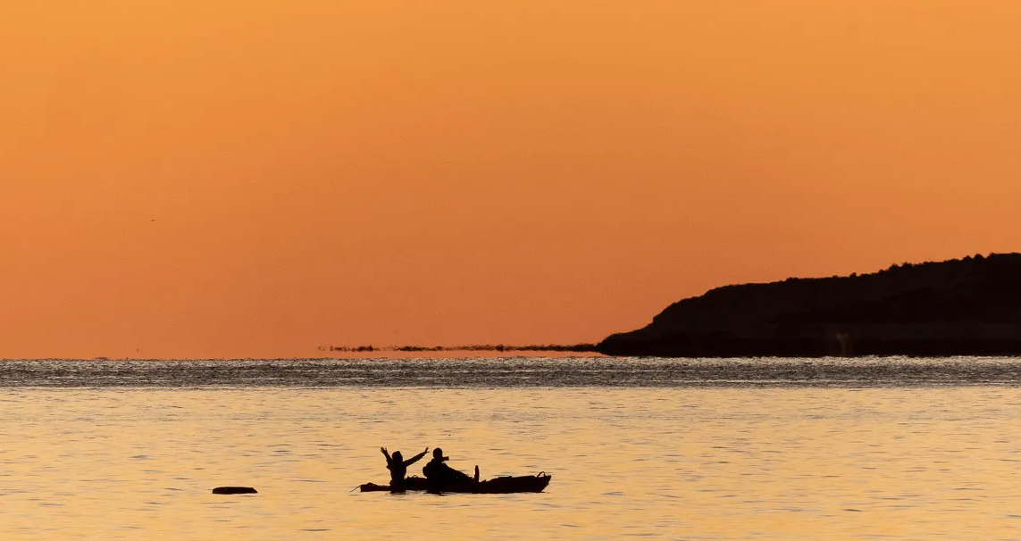 Encuentro de kayak en Puerto Madryn