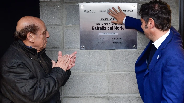 Berazategui: Kicillof y Mussi inauguraron el Club Social y Deportivo “Estrella del Norte”