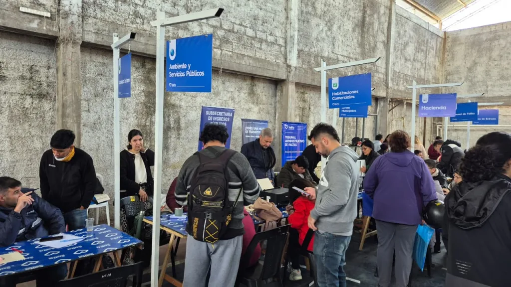 la muni en tu barrio acercó trámites y servicios a los vecinos de solís pizarro
