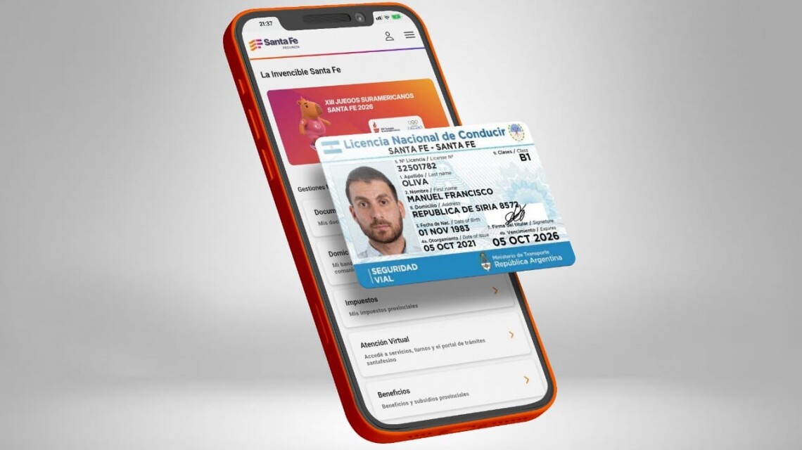 Territorio 5.0: las licencias de conducir digitales en la aplicación Mi Santa Fe ya tienen validez en la provincia