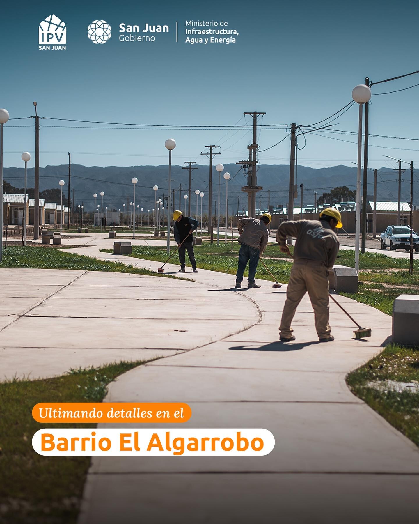 Este martes el gobierno de la provincia entregara viviendas  del Barrio El Algorrobo en Caucete.