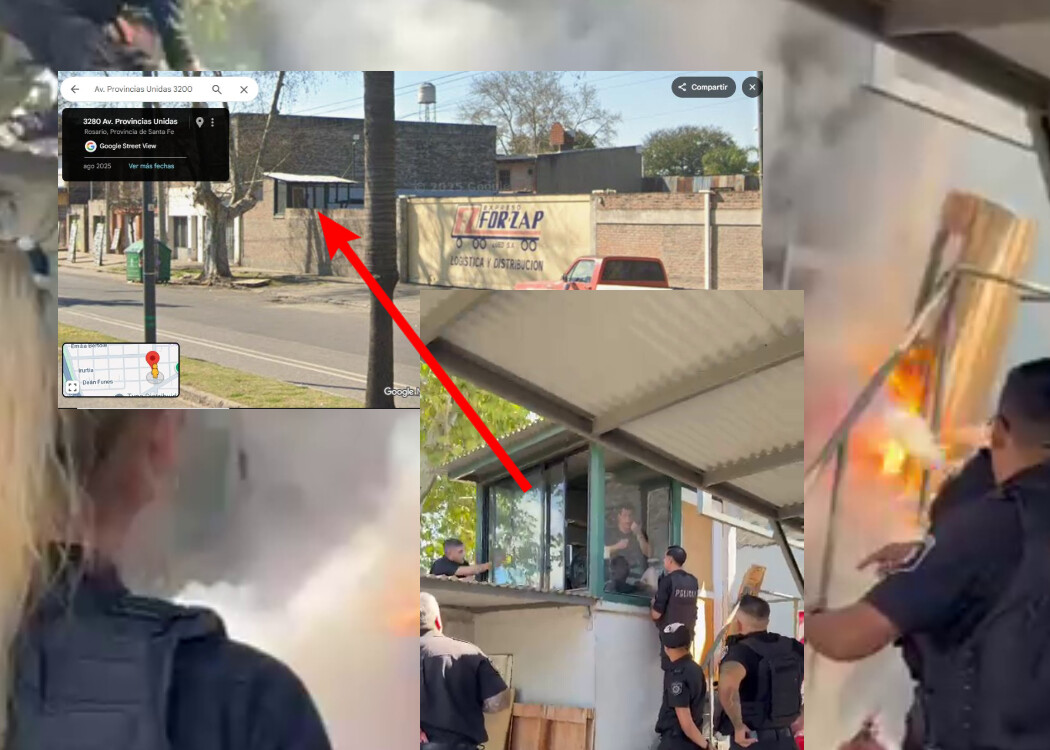 lugar_incendio.jpg No era un policía: el hombre que se prendió fuego en Rosario es un vigilador al que le deben siete meses de sueldo