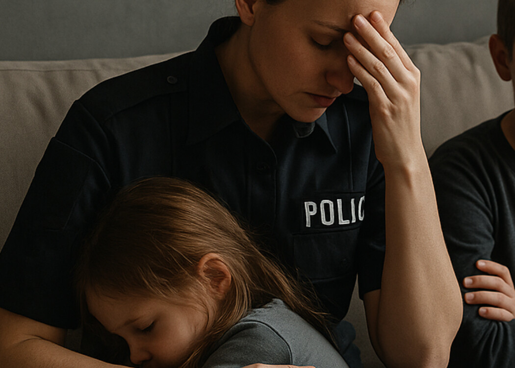 madre_apenada.jpg Una madre policía al límite: “Me duele dejar la fuerza, pero mis hijos me necesitan”