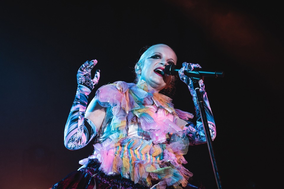 Impecable show de Garbage en Obras