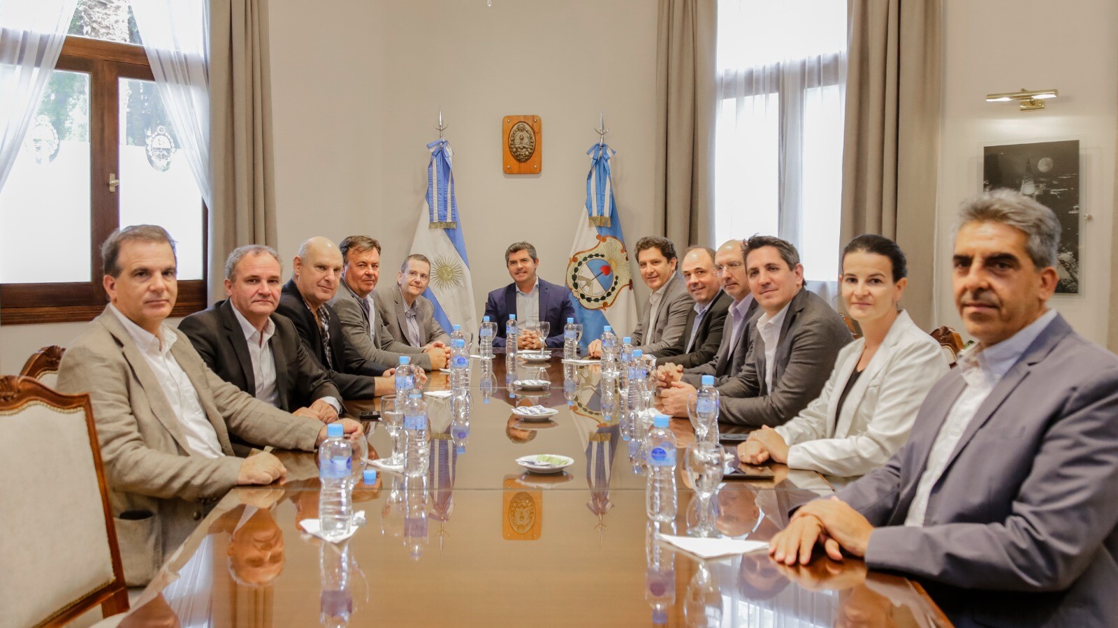 El Gobernador Marcelo Orrego recibió a las autoridades de la empresa Arcor