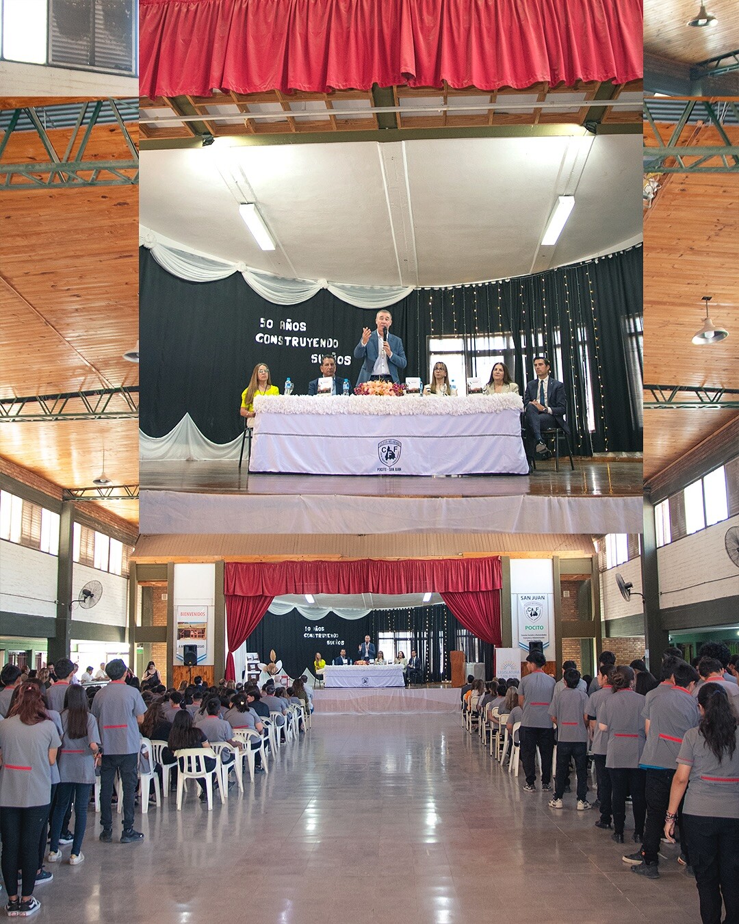 El vice gobernador de San Juan,Fabian Martin,participo de la presentación del libro “Colegio Secundario Prof. Froilán Javier Ferrero, 50 años construyendo sueños”.